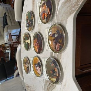 Norman Rockwell plates